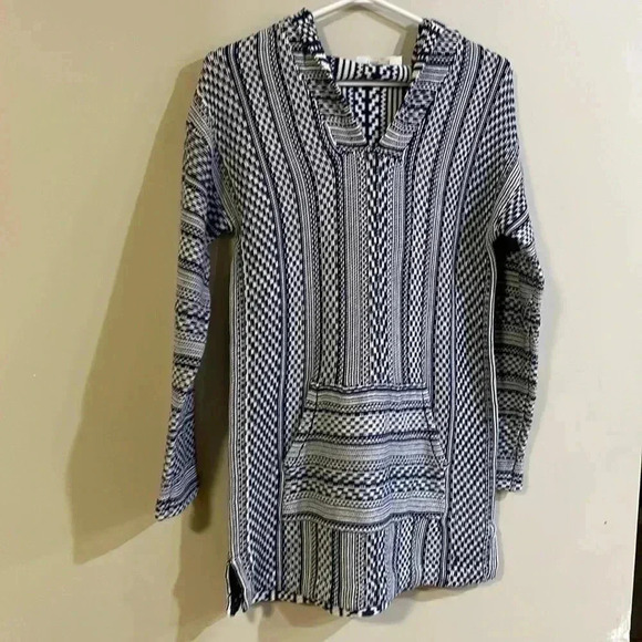 ❤️2/$30❤️[XS]EUC Twik Organic Cotton Blend Knit Pullover Baja Style Hoodie - Picture 1 of 6
